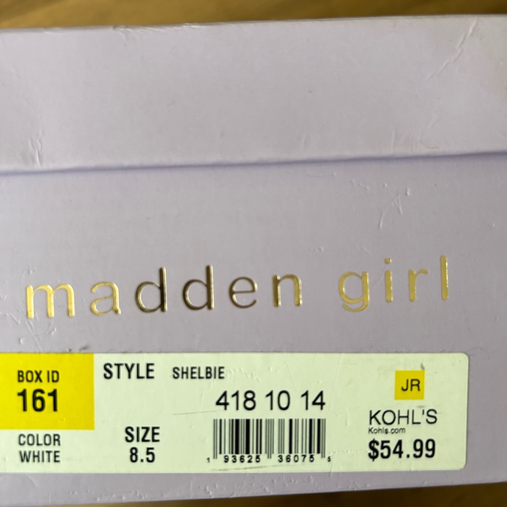 Madden Girl Shelbie Sandals in White - Picture 3 of 4